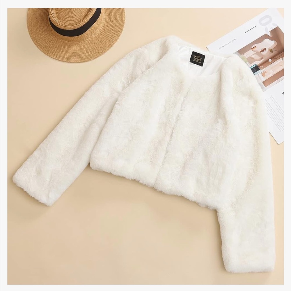 Faux fur jacket